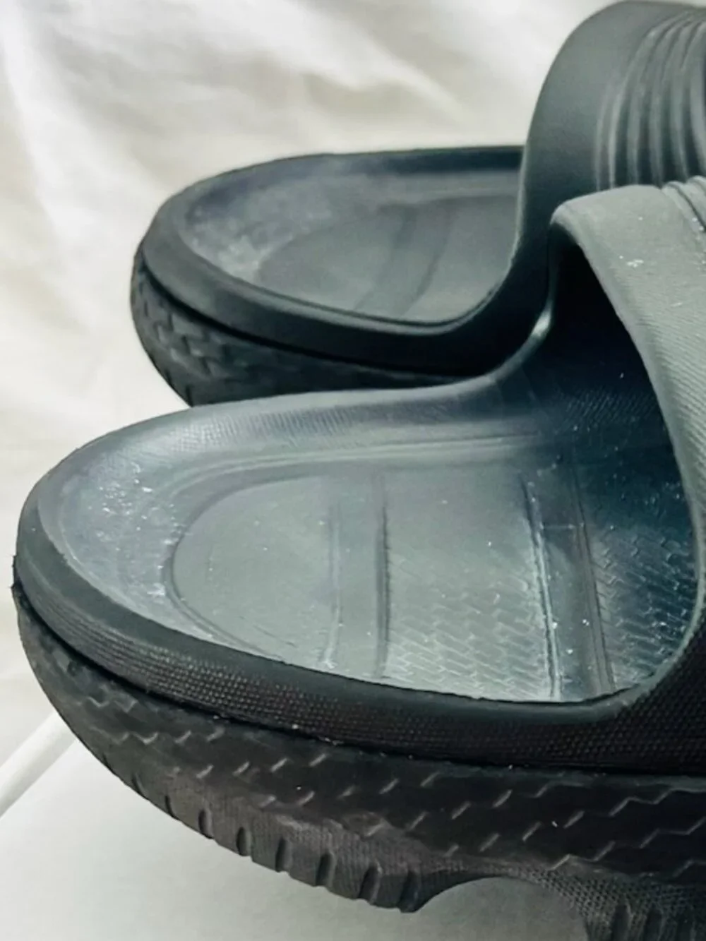 Cole Haan ZERØGRAND 360 Black Slide Sandals Men's Size 12 Comfort Recovery